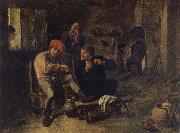 BROUWER, Adriaen Scene in a Tavern France oil painting artist